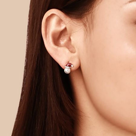 Santa Hat Stud Earrings