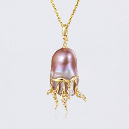 Jellyfish Pendant Necklace