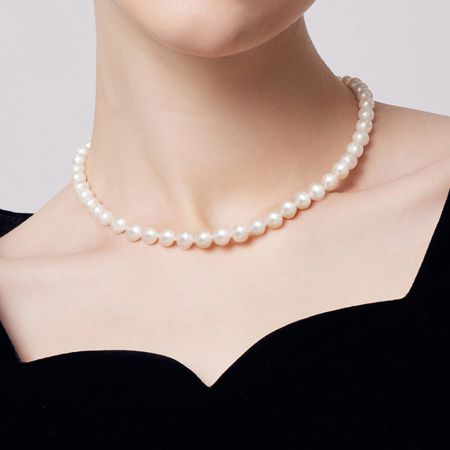 5A Quality Pearl Strand Necklace