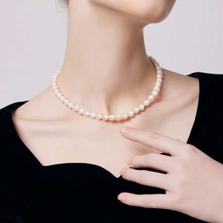 5A Quality Pearl Strand Necklace