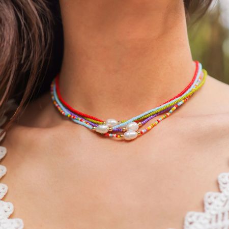 Colourful Beaded Necklace