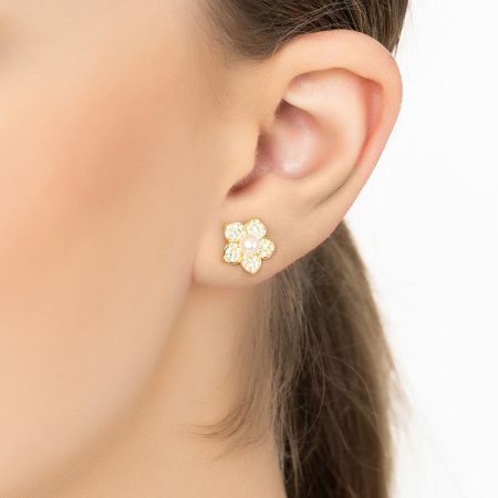 Flower Stud Earrings