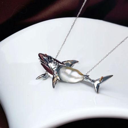 Shark Pendant Necklace