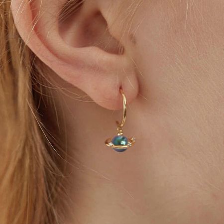 Planet Drop Earrings