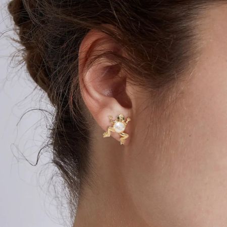 Frog Stud Earrings