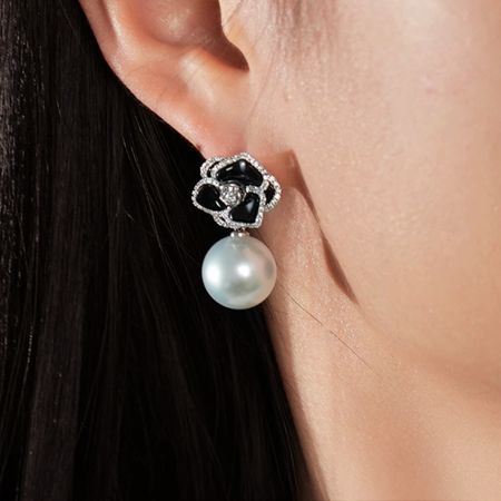 Camellia Drop Earrings