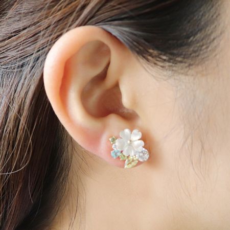 Flowers Drop Earrings