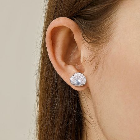 Shell Stud Earrings