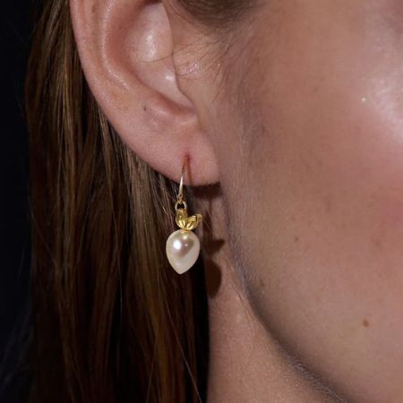 Rabbit On Carrot Drop Earrings