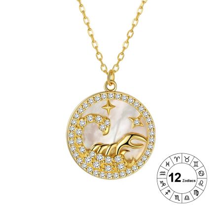Scorpio Zodiac Pendant Necklace