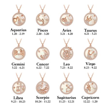 Taurus Zodiac Pendant Necklace