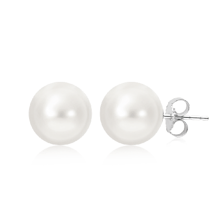 Freshwater Round Pearl Earrings