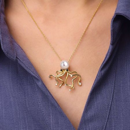 Octopus Pendant Necklace