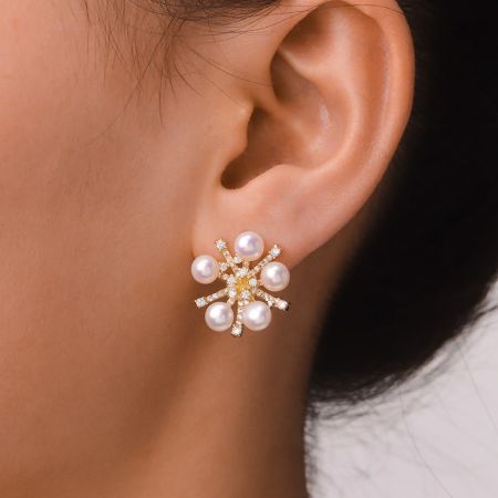 Flowers Stud Earrings