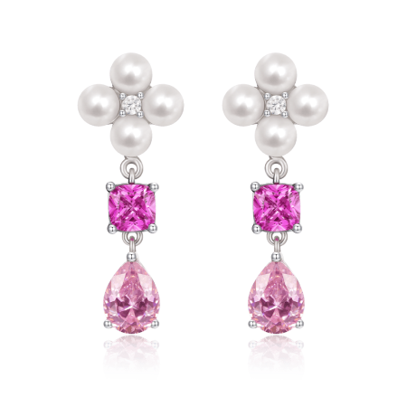 Flower Drop Earrings