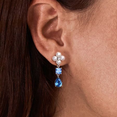 Flower Drop Earrings