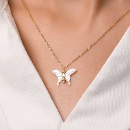 Butterfly Pendant Necklace