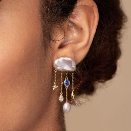Clouds Drop Earrings