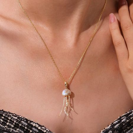 Jellyfish Pendant Necklace
