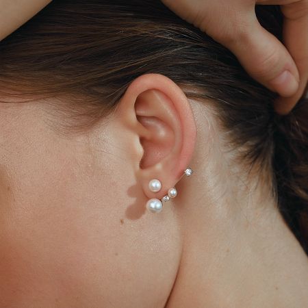 Asymmetric Stud Earrings