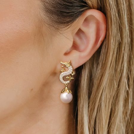 Dragon Drop Earrings