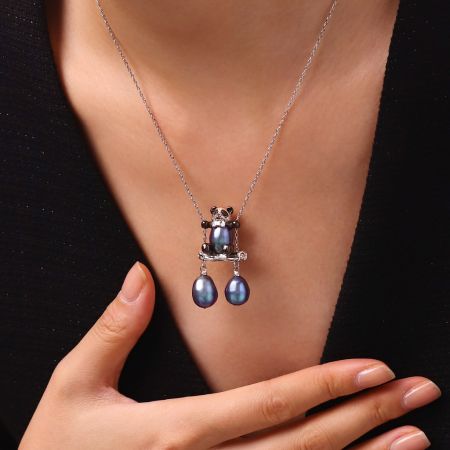 Panda  Pendant Necklace