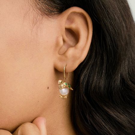 Bird  Drop Earrings