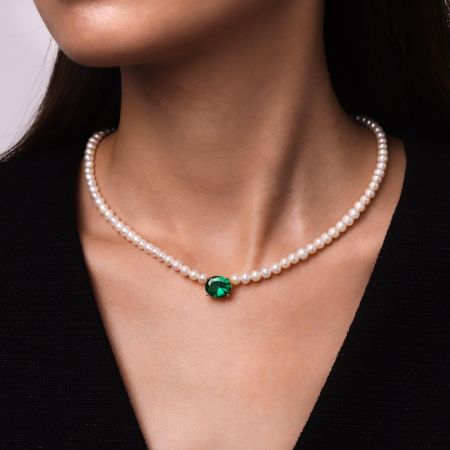 Birthstone Strand Necklace