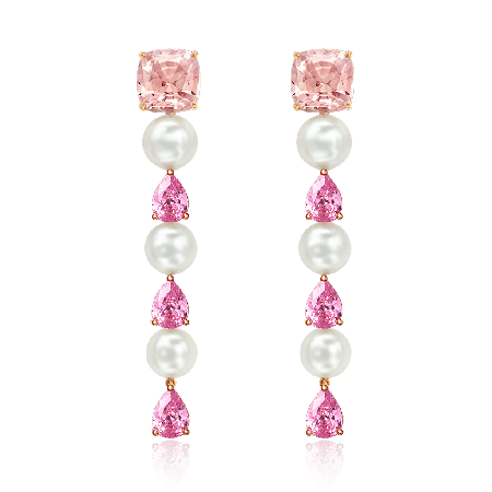 Pink Morganite Earrings