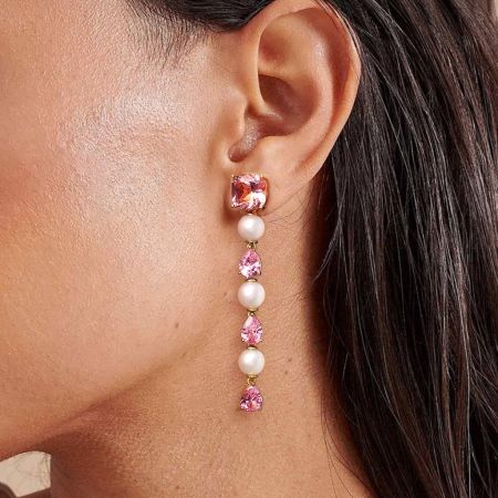 Pink Morganite Earrings