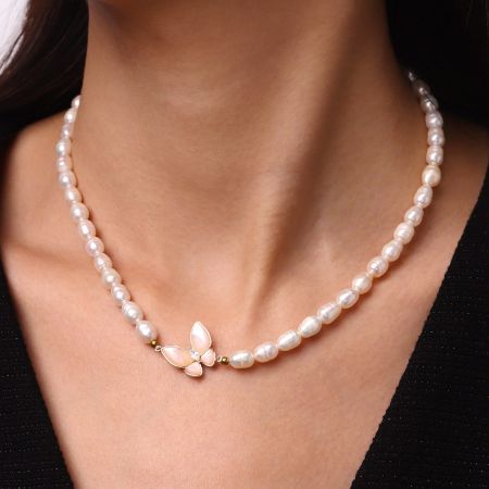 Butterfly Strand Necklace