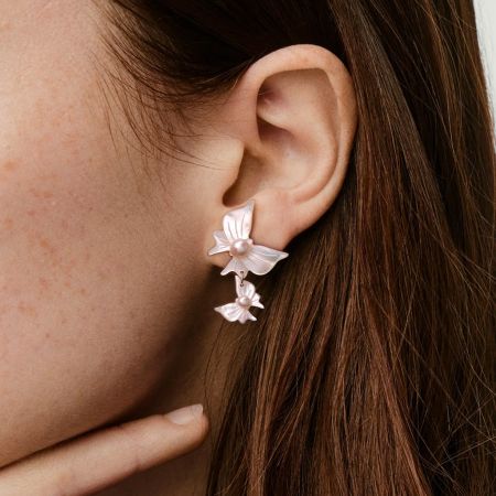 Butterfly Drop Earrings