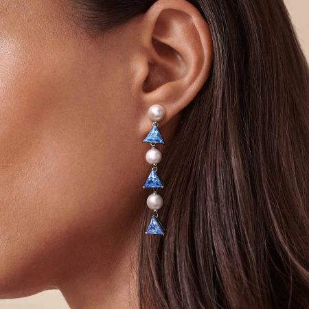 Blue Topaz Earrings