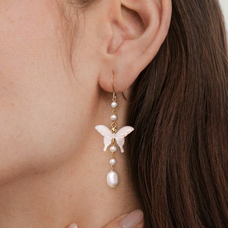Butterfly Drop Earrings