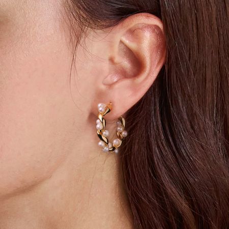 Twist Hoop Earrings