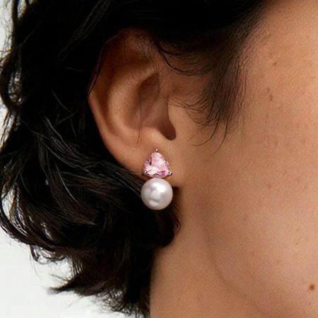 Pink Morganite Earrings