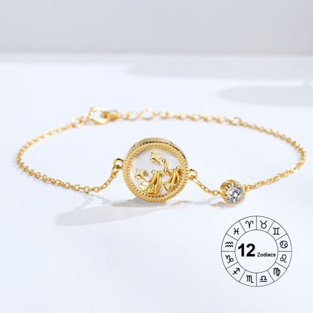 Libra Zodiac Bracelet