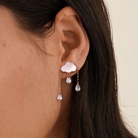 Clouds Drop Earrings