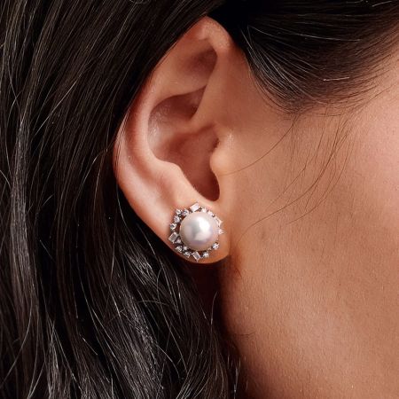 Pearl Stud Earrings