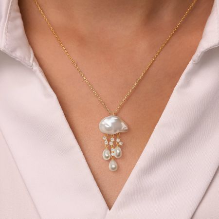 Cloud Pendant Necklace