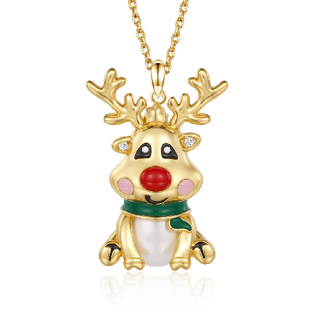 Deer Pendant Necklace