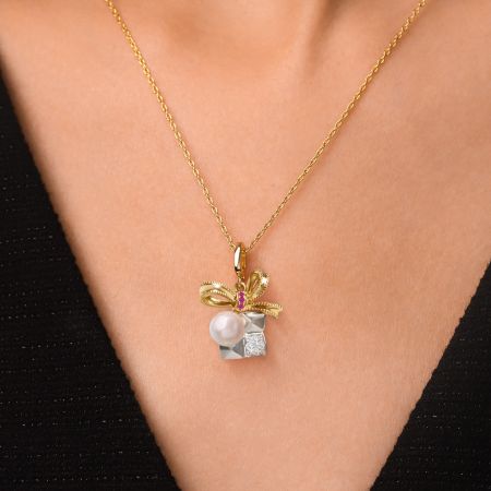 Christmas Gift Pendant Necklace