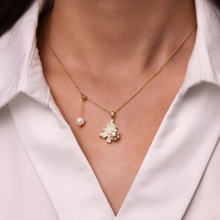Christmas Tree Pendant Necklace