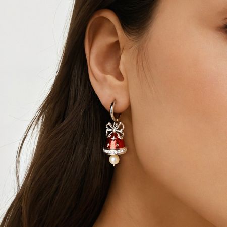 Christmas Bell Drop Earrings