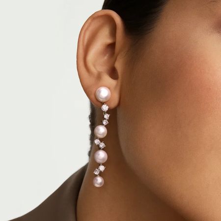 White Topaz Earrings