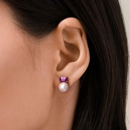 Purple Amethyst Earrings