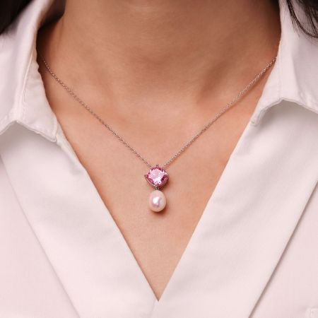 Pink Morganite Necklace