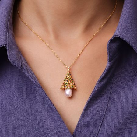 Christmas Tree Necklace