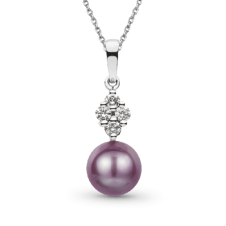 Purple Pearl Necklace