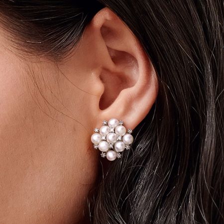 Nine-Square Grid Earrings